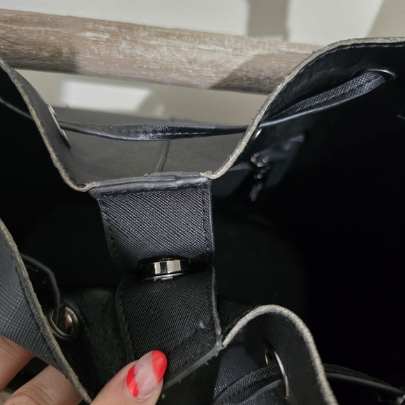 ⭐️40% Off⭐️ Dune London Damzele Day Black Bucket Tote Bag - Picture 14 of 16